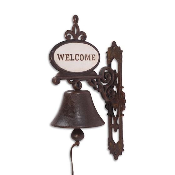 Clopot din fonta cu "WELCOME"