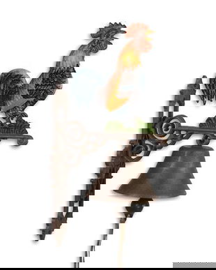 Clopot din fonta cu un cocos mare