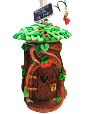 Lampa de veghe - Love Tree Fairy House