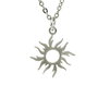 Charm pandantiv otel inoxidabil, soare 17x16mm	INOX-T 023