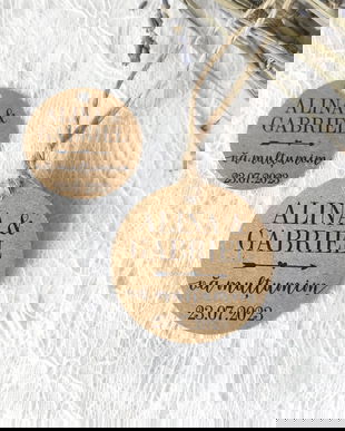 Etichete marturii nunta, rustice, etichete marturii kraft, etichete multumire mărturii, carton gros, perforate, nunta rustica, etichete marturii nunta sau botez