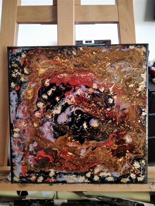 Tablou Pictură abstractă "Galaxia X"