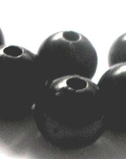 Margele plastice negru 10 mm