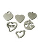 Charmuri inox, mix inimi 14-20mm (6 buc)  INOX-T 027.7