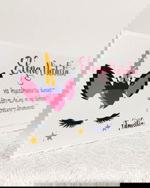 Plicuri bani, plic de bani botez, plicuri bani unicorn, botez unicorn, plicuri bani unicorn roz, plicuri bani botez fetita