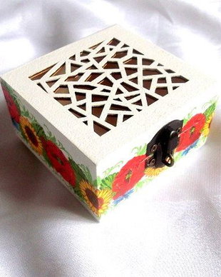 cutie lemn decorata 38557