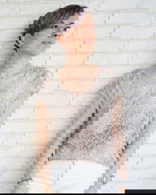 Bluza Vaporoasa Print Sarpe