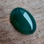 Cabochon agata verde, 30x20 mm