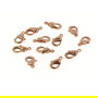 Inchizatoare inox, lobster auriu roz 11x7mm   IN.0138
