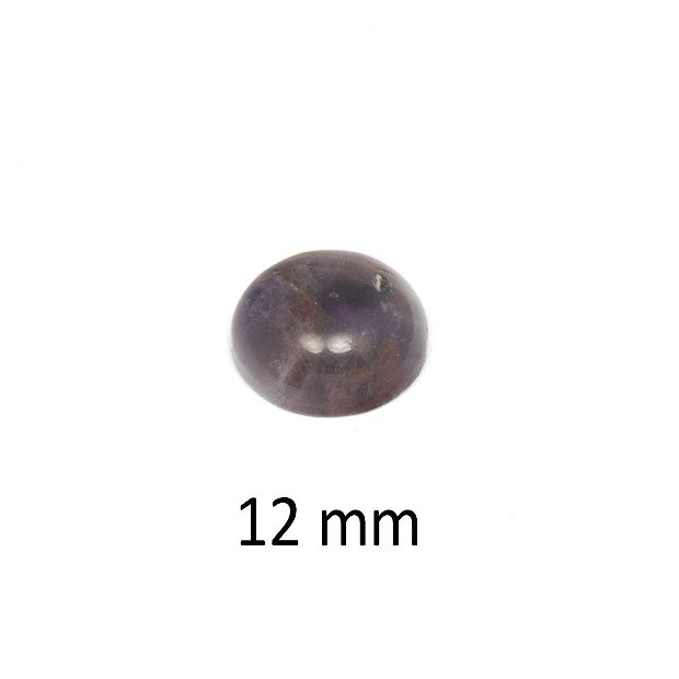 Cabochon Ametist, 12 mm, A165