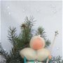 Zâna iernii, decoratiune Waldorf handmade din lana merinos 100%