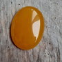 Cabochon jad galben, 40x30 mm