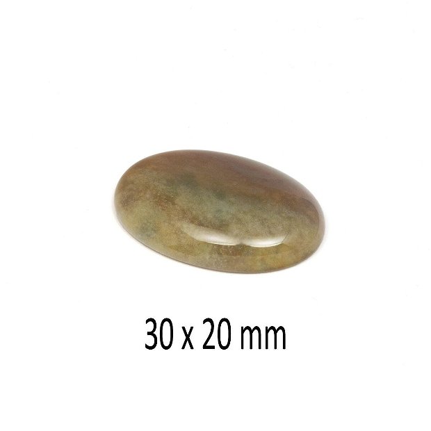 Cabochon Agata Indiana, 30 x 20 mm, A176