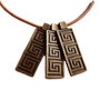 Pandantiv bronz motiv grecesc 38x13mm  BZLAK-T 013