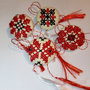 Set patru martisoare brodate manual - Martisoare traditionale