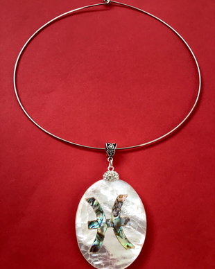 Colier pandant Paua-Shell