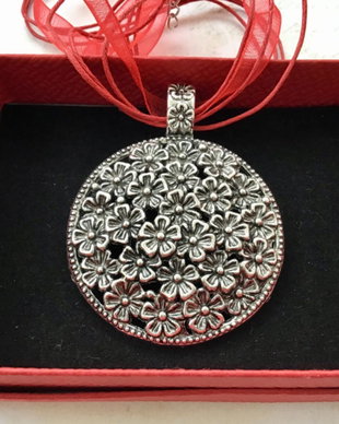 Colier MARTISOR zamac argintat