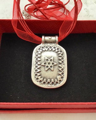 Colier MARTISOR zamac argintat