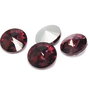 Cabochon din sticla, 12 mm, antic pink