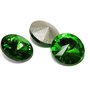 Cabochon din sticla, 10 mm, green
