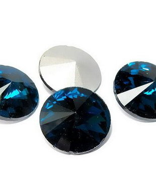Cabochon din sticla, 10 mm, montana