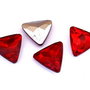 Cabochon din sticla, triunghi, 20x20 mm, siam
