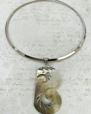 Colier pandant Paua-Shell