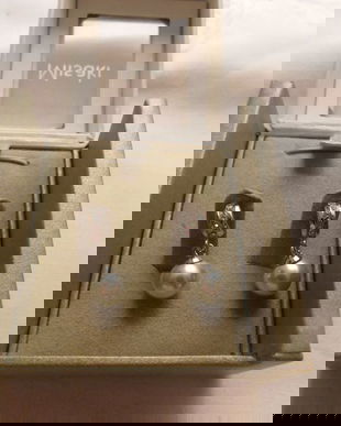 Misaki ,  cercei originali  , perle   originale Misaki ,  argint 925