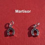 Potcoava - charm / pandantiv mic - MARTISOR din argint .925 - aprox 1.4x6.5x13 mm (cu anoul)