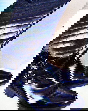 cizme dama noi piele lacuita mar.40