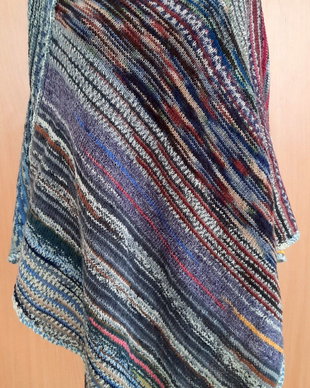 poncho tricotat