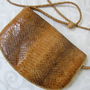 Vintage poseta piele sarpe