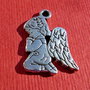 Ingeras pandantiv gravat din argint .925 aprox 1.5x15x21 mm (cu anoul)