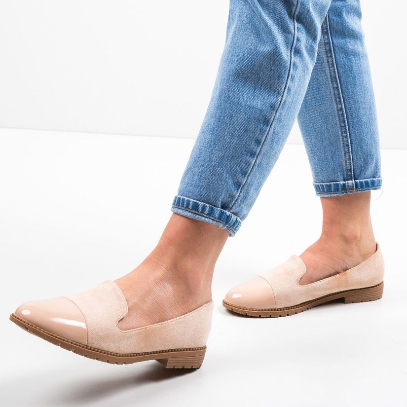 Pantofi Casual Combe Nude