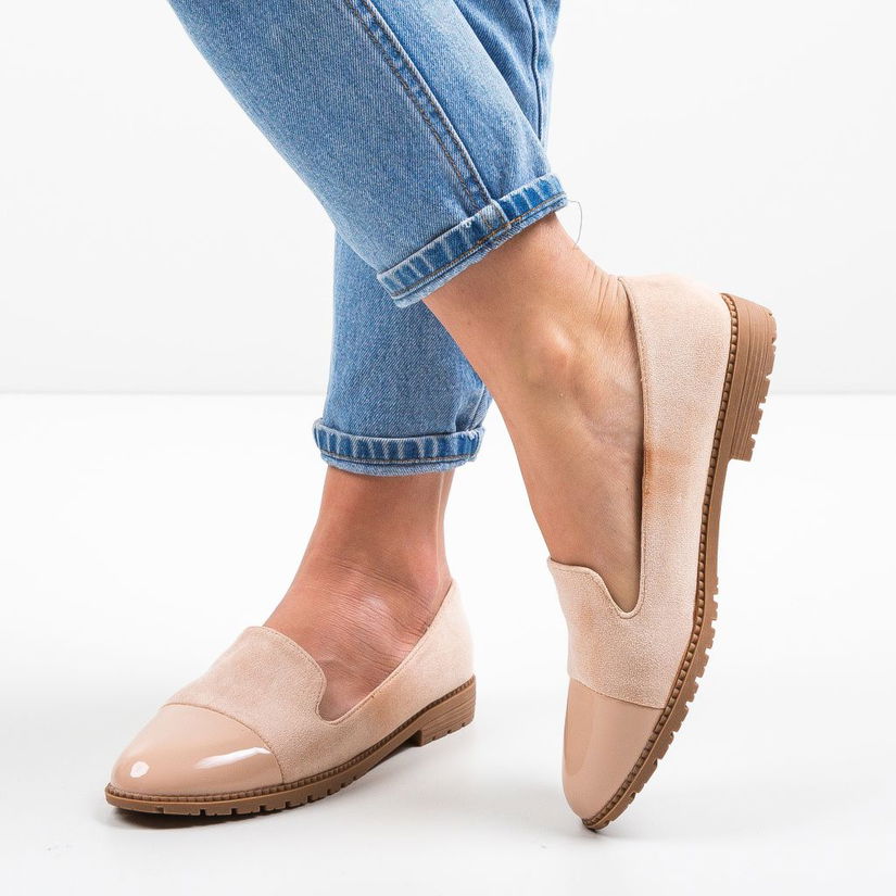 Pantofi Casual Combe Nude