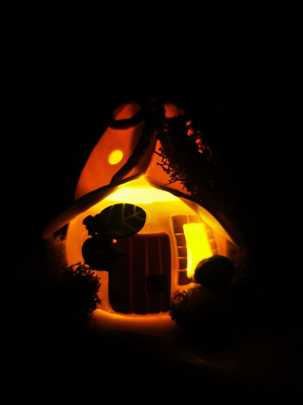 Lampa de veghe Martisor - Moss Fairy House