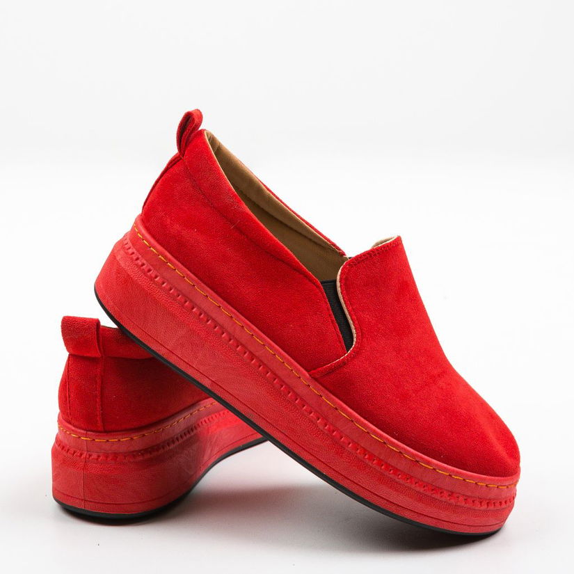 Espadrile Casual Prident Rosii