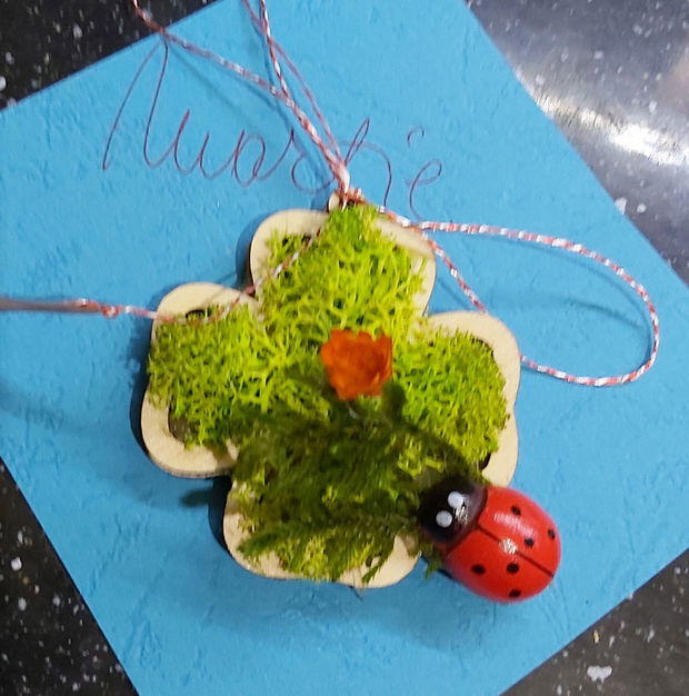 Martisor trifoi cu 4 foi