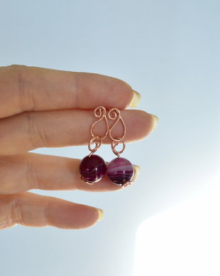Cercei cu agate