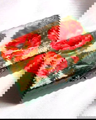 Cutie din lemn decorata 38265