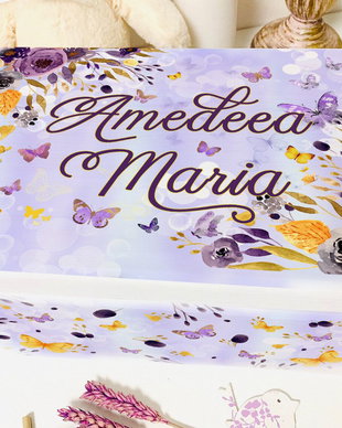 Cutie amintiri - Purple Butterflies
