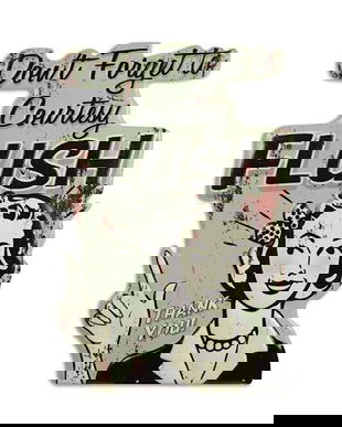 Decoratiune metalica de pus pe perete pentru baie