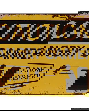 Tablou din metal cu un jucator