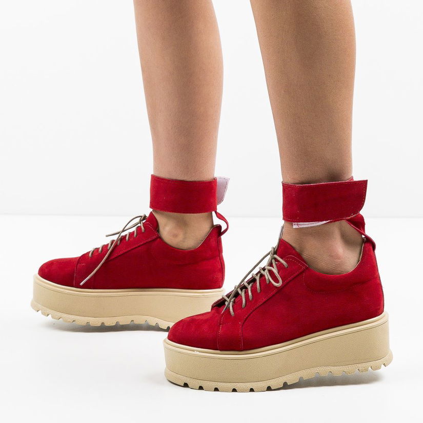 Pantofi Casual Brosky Rosii
