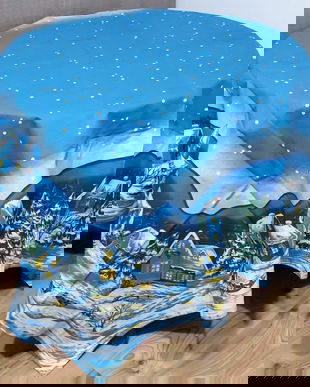 Fata de masa damasc cod 1000