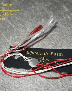Brățară reglabilă bănuț argint 10mm