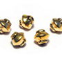 Distantier metalic, auriu antichizat, 5x4.5 mm