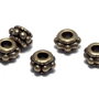 Distantier metalic, bronz, 5x3 mm