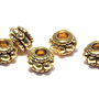 Distantier metalic, auriu antichizat, 5x3 mm