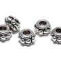 Distantier metalic, argintiu antichizat, 5x3 mm